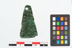 Foto von Bronzeklapperblechanhänger (NHMW-PRAE-026283)